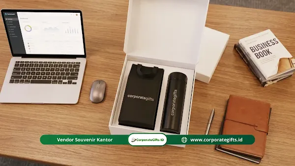 Tumbler stainless steel dan perlengkapan halalbihalal kantor custom | CorporateGifts.ID