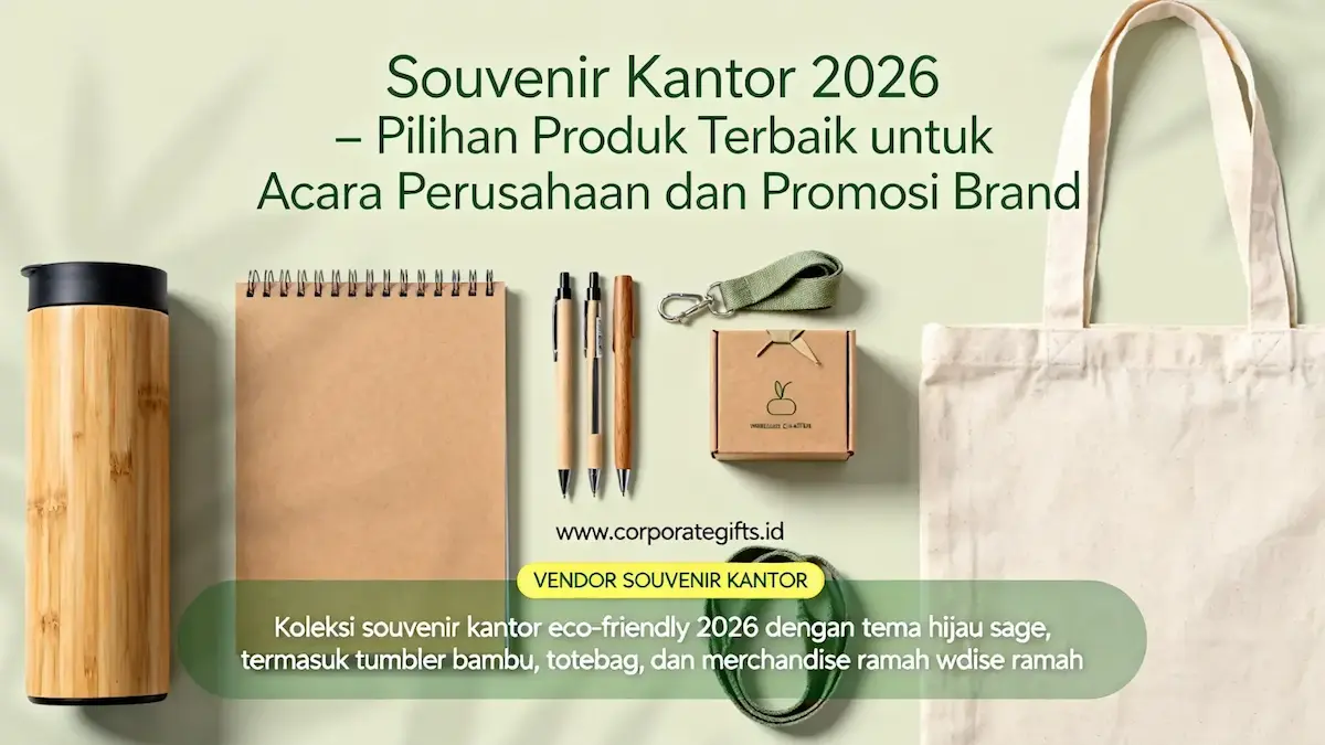 Kategori Souvenir Kantor Fungsional 2026 Custom Logo Corporate Gifts ID