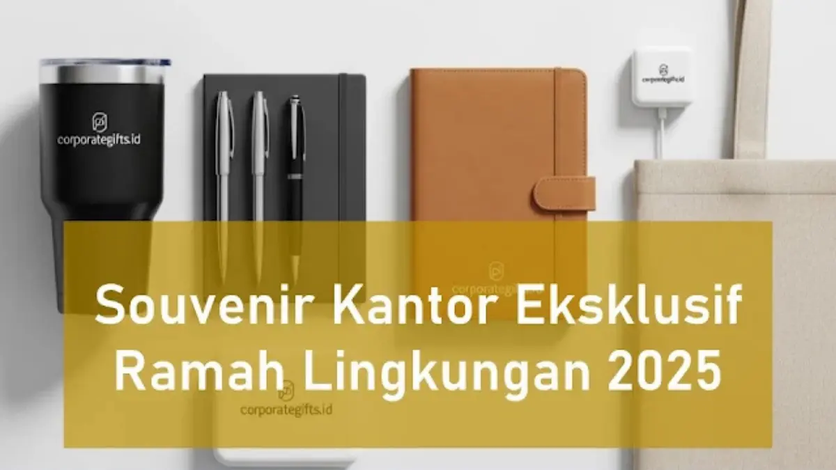 Paket gift set souvenir ramah lingkungan lengkap dengan kemasan boks daur ulang - CorporateGifts.ID