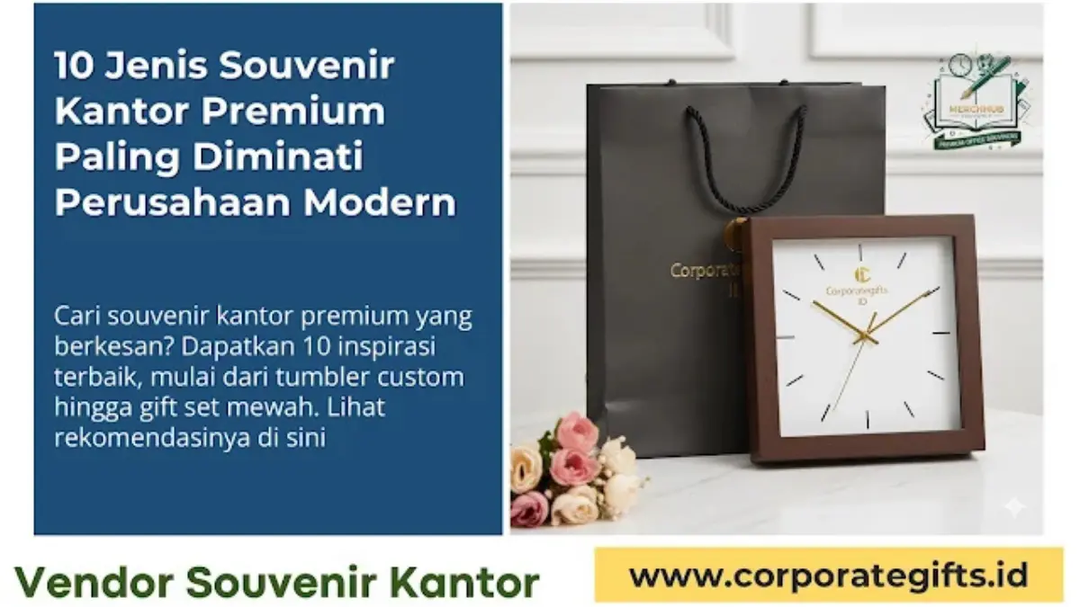Kurasi 10 Souvenir Kantor Premium Terbaik untuk Klien VIP - CorporateGifts.ID
