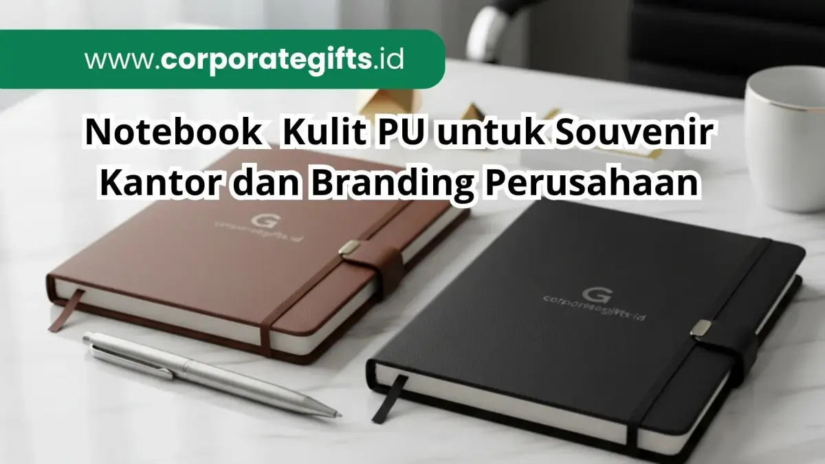 Souvenir Notebook Kulit PU - CorporateGifts.ID