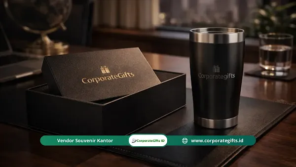 Detail Kemasan Hardbox Mewah dan Personalisasi Souvenir Halalbihalal Kantor
