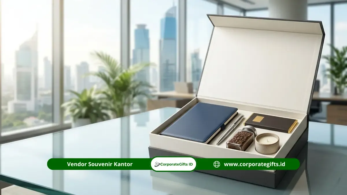 Souvenir premium ulang tahun perusahaan eksklusif untuk mitra bisnis dan rekanan strategis korporat