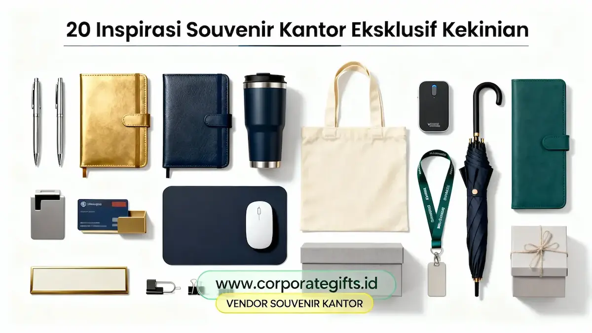 20 Souvenir Kantor Eksklusif Perusahaan untuk Promosi 2026 - CorporateGifts.ID