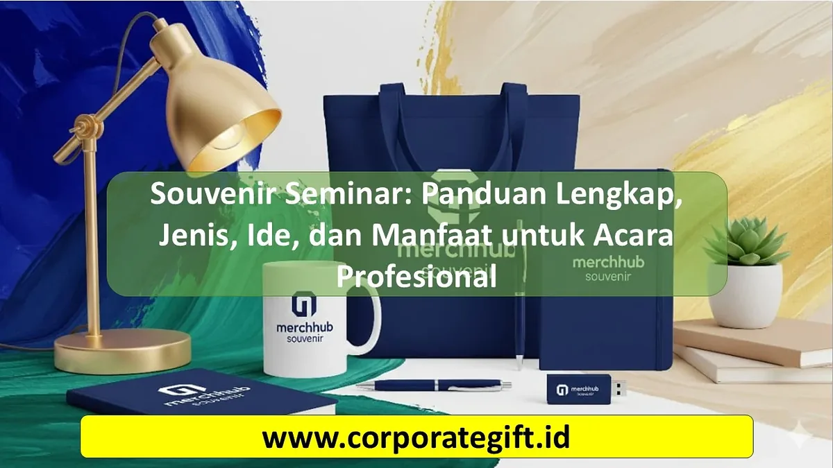 Souvenir Seminar: Panduan Lengkap, Jenis, Ide, dan Manfaat untuk Acara Profesional | CorporateGifts.ID