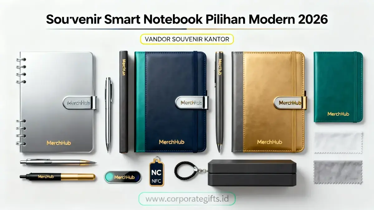 Souvenir Smart Notebook Modern 2026 | CorporateGifts.ID