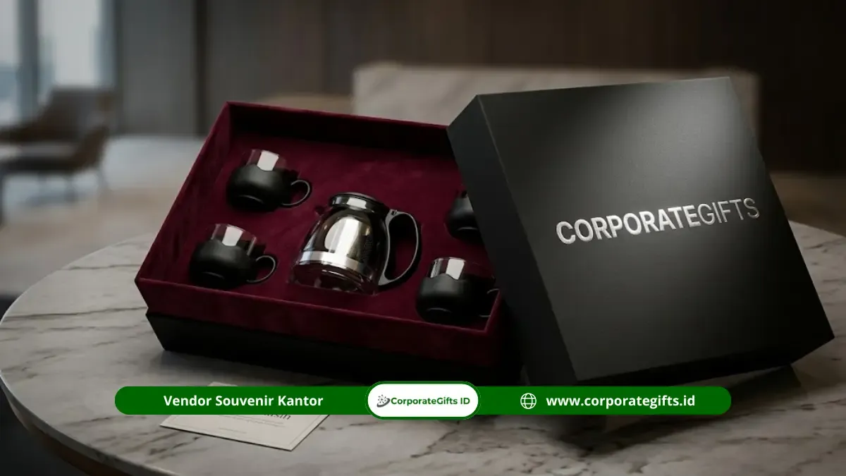 Souvenir Tea Set Kantor Pilihan Hadiah Elegan 2026 - CorporateGifts.ID