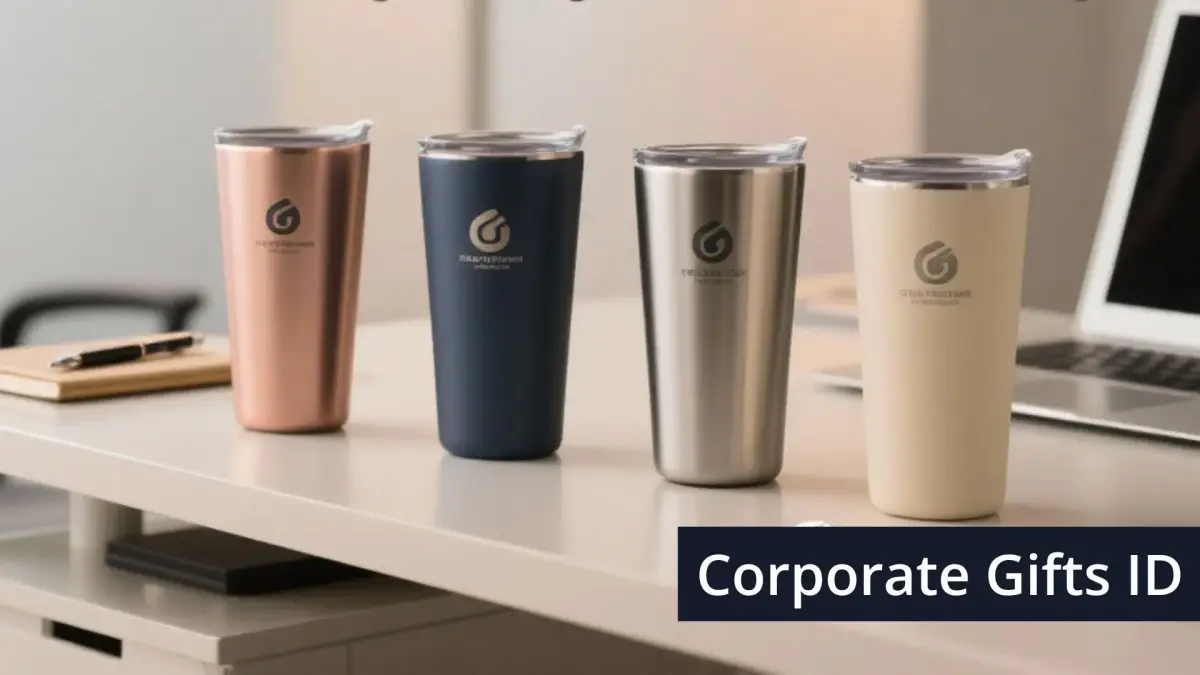 Detail grafir laser logo pada tumbler stainless steel SUS 304 | CorporateGifts.ID