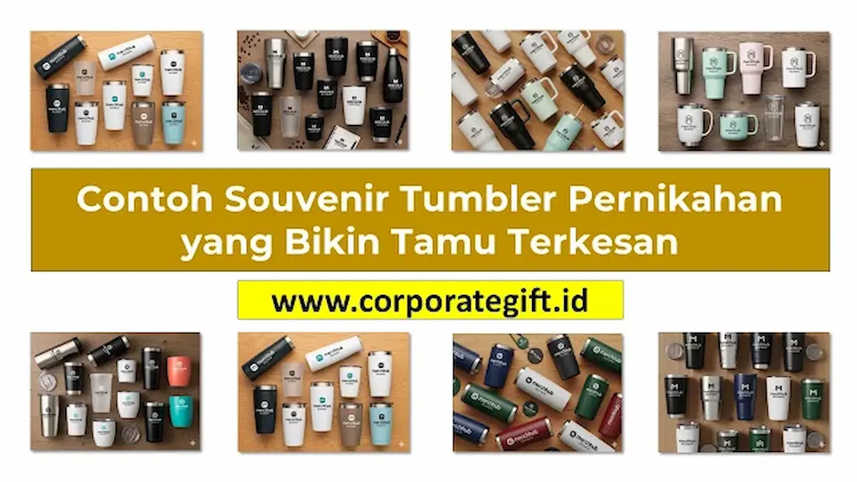 Souvenir Tumbler Pernikahan yang Bikin Tamu Terkesan - CorporateGifts.ID