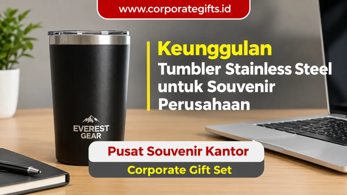 Keunggulan Tumbler Stainless Steel untuk Souvenir Perusahaan - CorporateGifts.ID