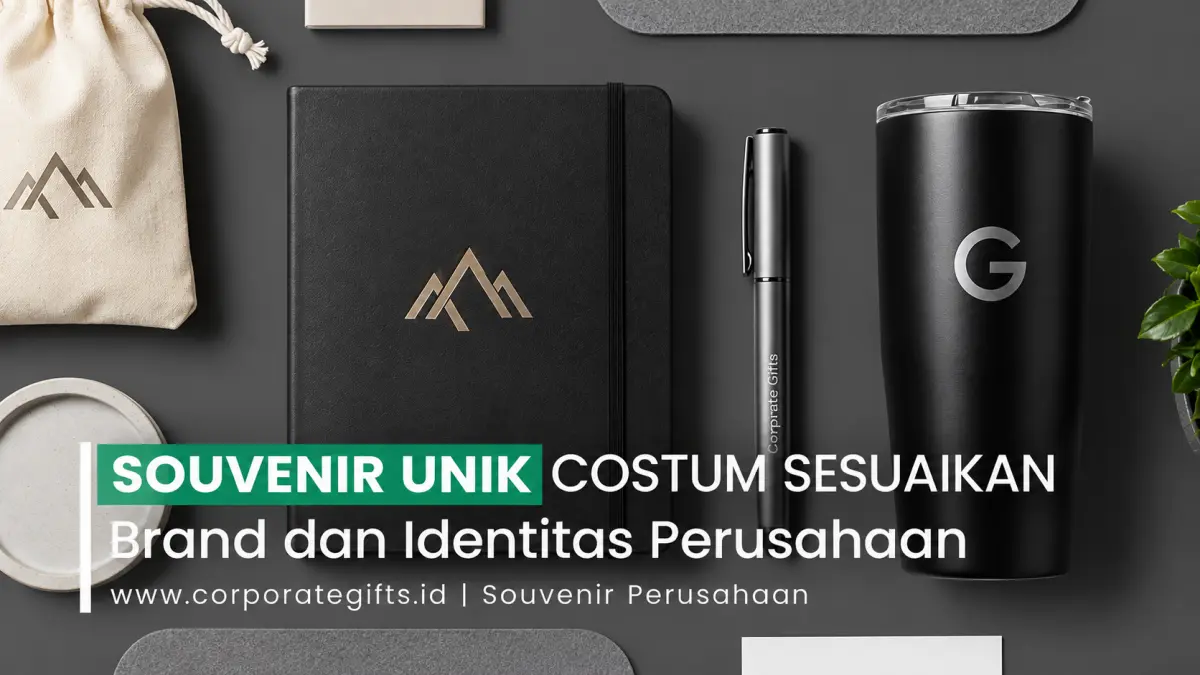 Souvenir unik custom sesuai identitas brand perusahaan | CorporateGifts.ID