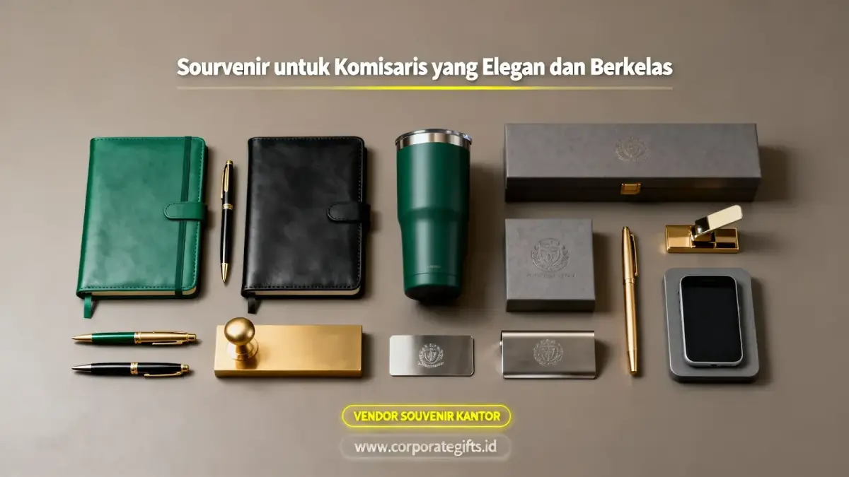 Kurasi Item Meja Kerja Eksekutif Souvenir Komisaris - CorporateGifts.ID