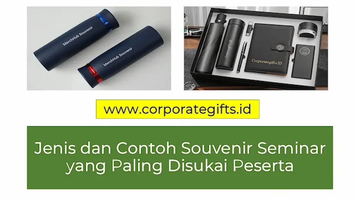 Paket seminar kit lengkap dan cinderamata peserta seminar - CorporateGifts.ID