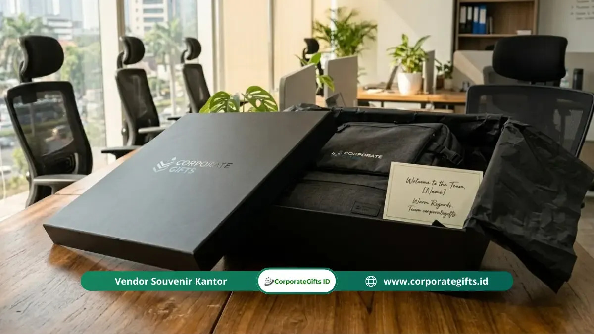 Tas Custom Multifungsi Souvenir Halal Bihalal Kantor | CorporateGifts.ID
