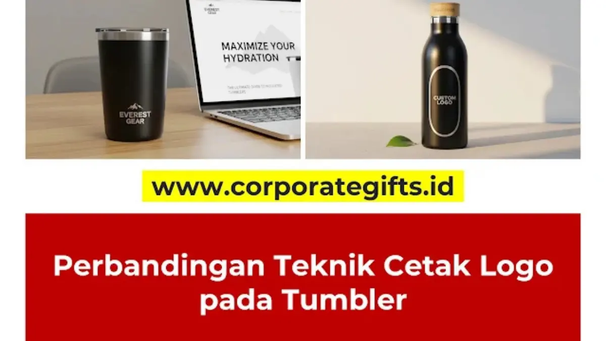 Teknik Cetak Logo Terbaik untuk Tumbler Custom Anda - CorporateGifts.ID