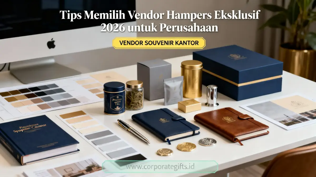 Paket hampers eksklusif korporat 2026 dengan kemasan rigid hardbox mewah