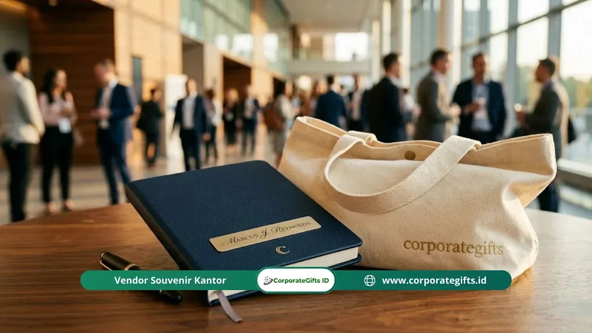 Personalisasi nama peserta pada seminar kit korporat terbaru 2026