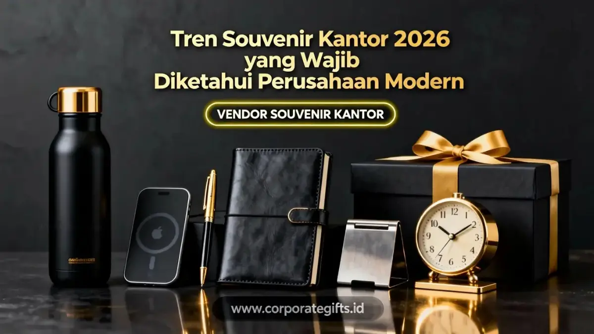 Tren souvenir kantor 2026 untuk perusahaan modern | CorporateGifts.ID