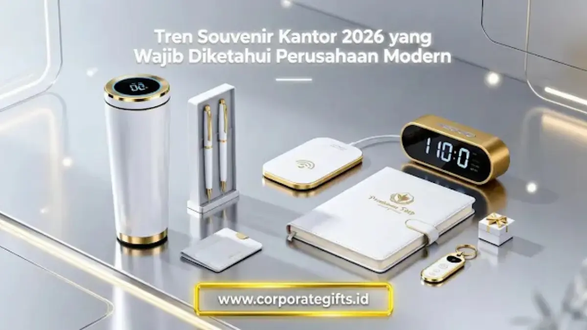 Koleksi tren souvenir kantor dan gadget modern 2026 | CorporateGifts.ID