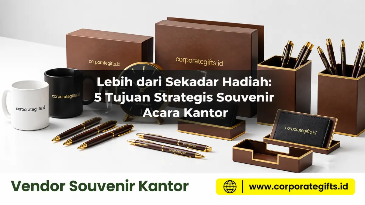 5 Tujuan Strategis Souvenir Acara Kantor untuk Perusahaan