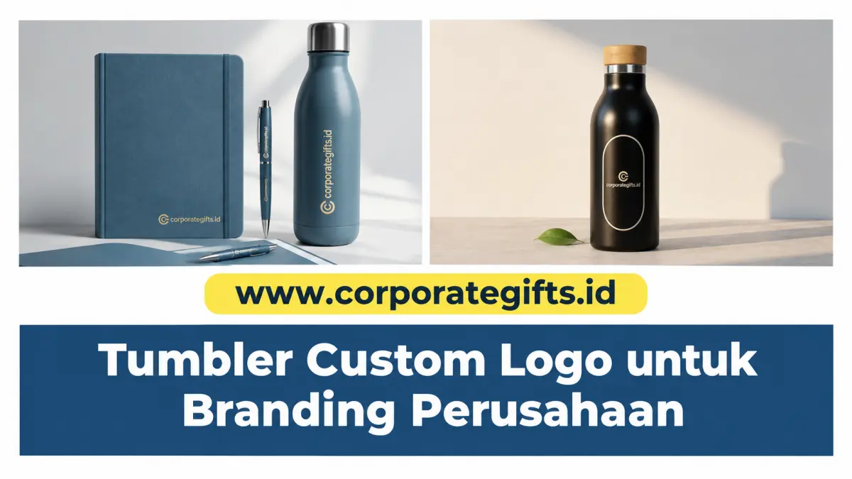 Tumbler Custom Logo untuk Branding Perusahaan | CorporateGifts.ID