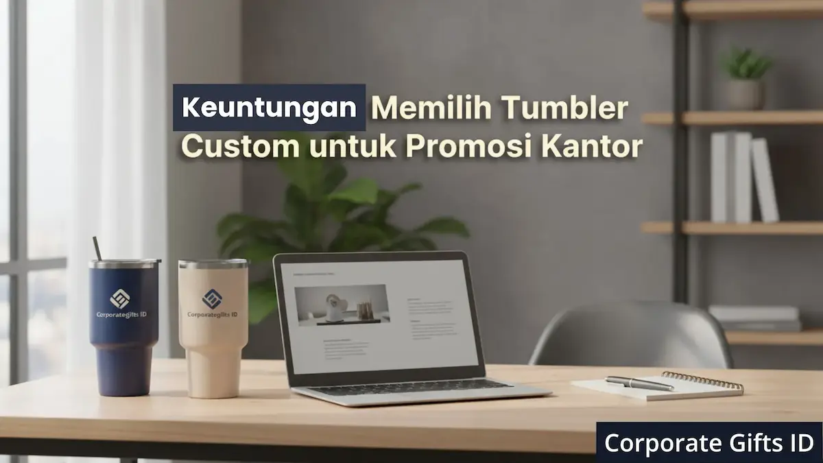 Ragam Pilihan Tumbler Custom Kantor Siap Cetak Logo Perusahaan