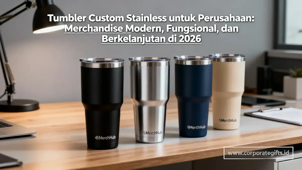 Pilihan Tumbler Custom Stainless Steel Perusahaan 2026 - CorporateGifts.ID