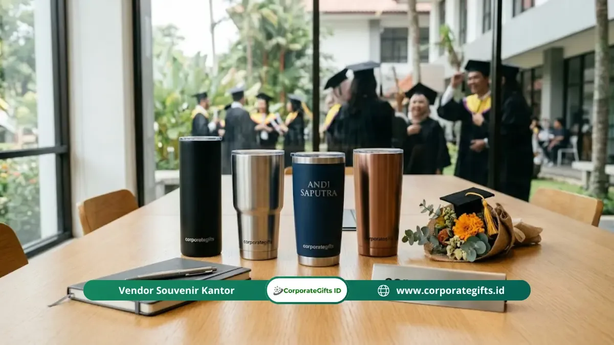 Tumbler Nama Terukir Kado Sidang Skripsi - CorporateGifts.ID