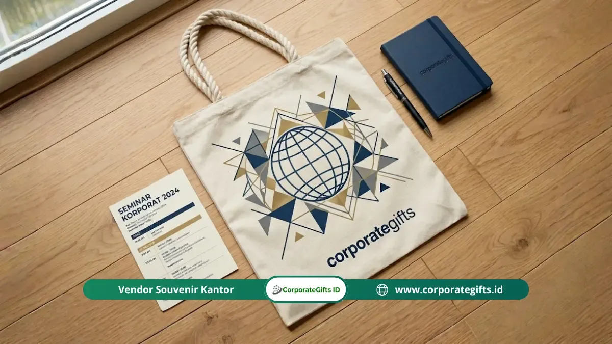 Tumbler dan Totebag Goodie Bag Seminar Korporat - CorporateGifts.ID