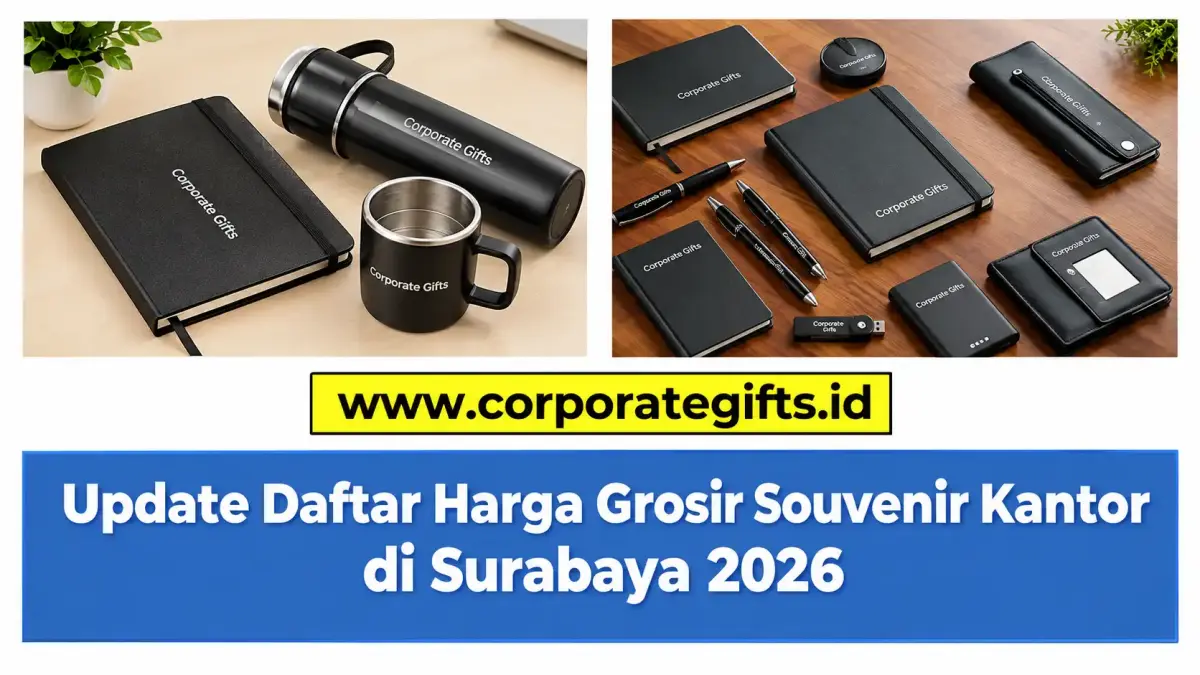 Koleksi Pilihan Souvenir Kantor Lengkap untuk Pengadaan Perusahaan di Surabaya