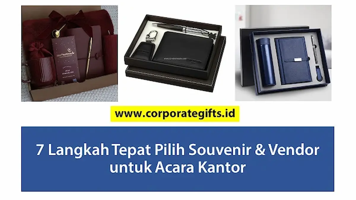 Proses konsultasi dan verifikasi sampel merchandise kantor - CorporateGifts.ID
