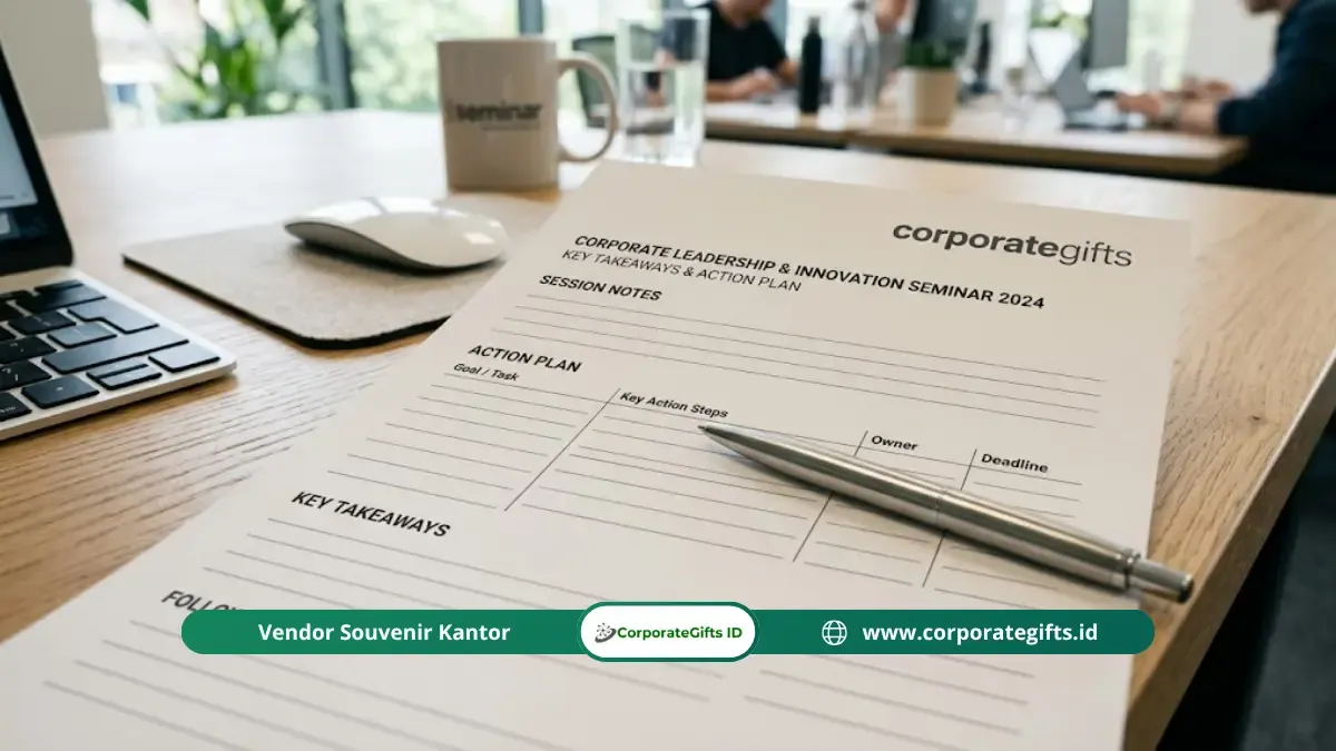 Fungsi dan Cara Merancang Worksheet Seminar Korporat | CorporateGifts.ID